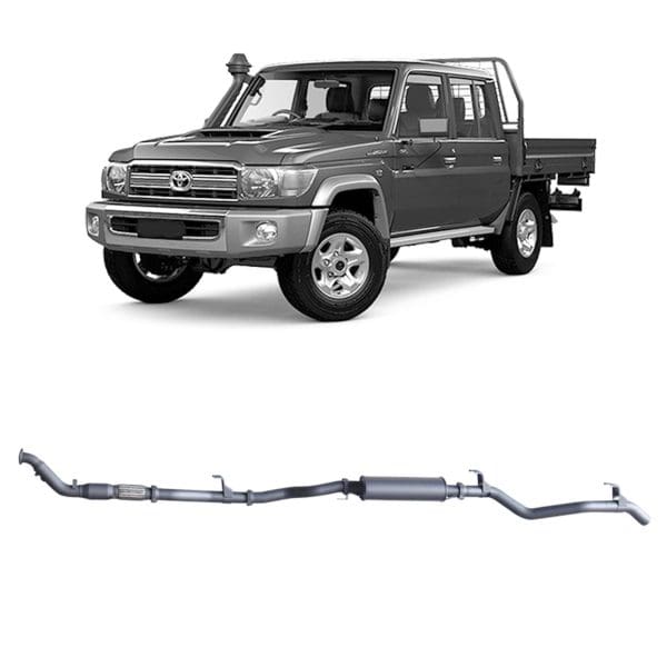 Redback Extreme Duty Exhaust for Toyota Landcruiser 79 Series Double Cab (01/2012 - 10/2016) - Image 3