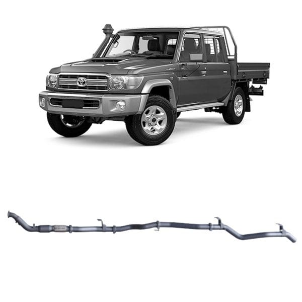 Redback Extreme Duty Exhaust for Toyota Landcruiser 79 Series Double Cab (01/2012 - 10/2016) - Image 2