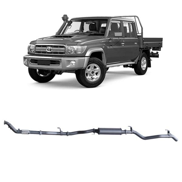 Redback Extreme Duty Exhaust for Toyota Landcruiser 79 Series Double Cab (01/2012 - 10/2016) - Image 6