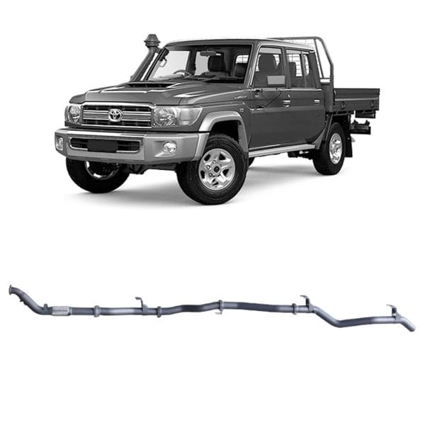 Redback Extreme Duty Exhaust for Toyota Landcruiser 79 Series Double Cab (01/2012 - 10/2016) - Image 4
