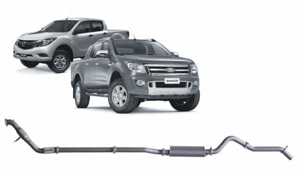 Redback Extreme Duty Exhaust for Ford Ranger 3.2L (01/2011 - 09/2016), Mazda BT-50 (11/2011 - 06/2016) - Image 6