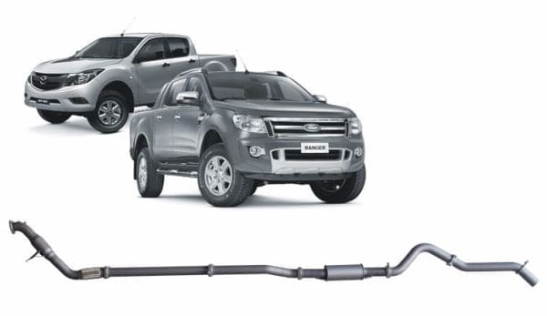 Redback Extreme Duty Exhaust for Ford Ranger 3.2L (01/2011 - 09/2016), Mazda BT-50 (11/2011 - 06/2016) - Image 5
