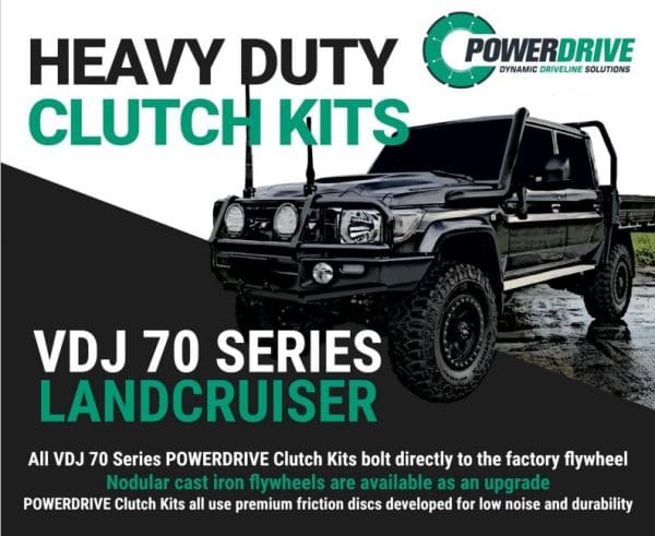 Power Drive VDJ79/78/76 H2 Heavy Duty Clutch Kit H2 - Image 3